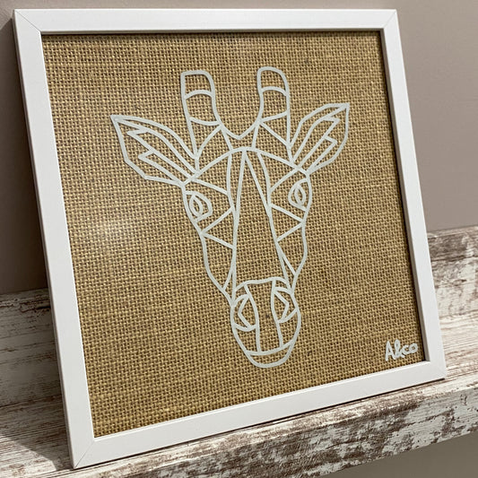 Tableau girafe