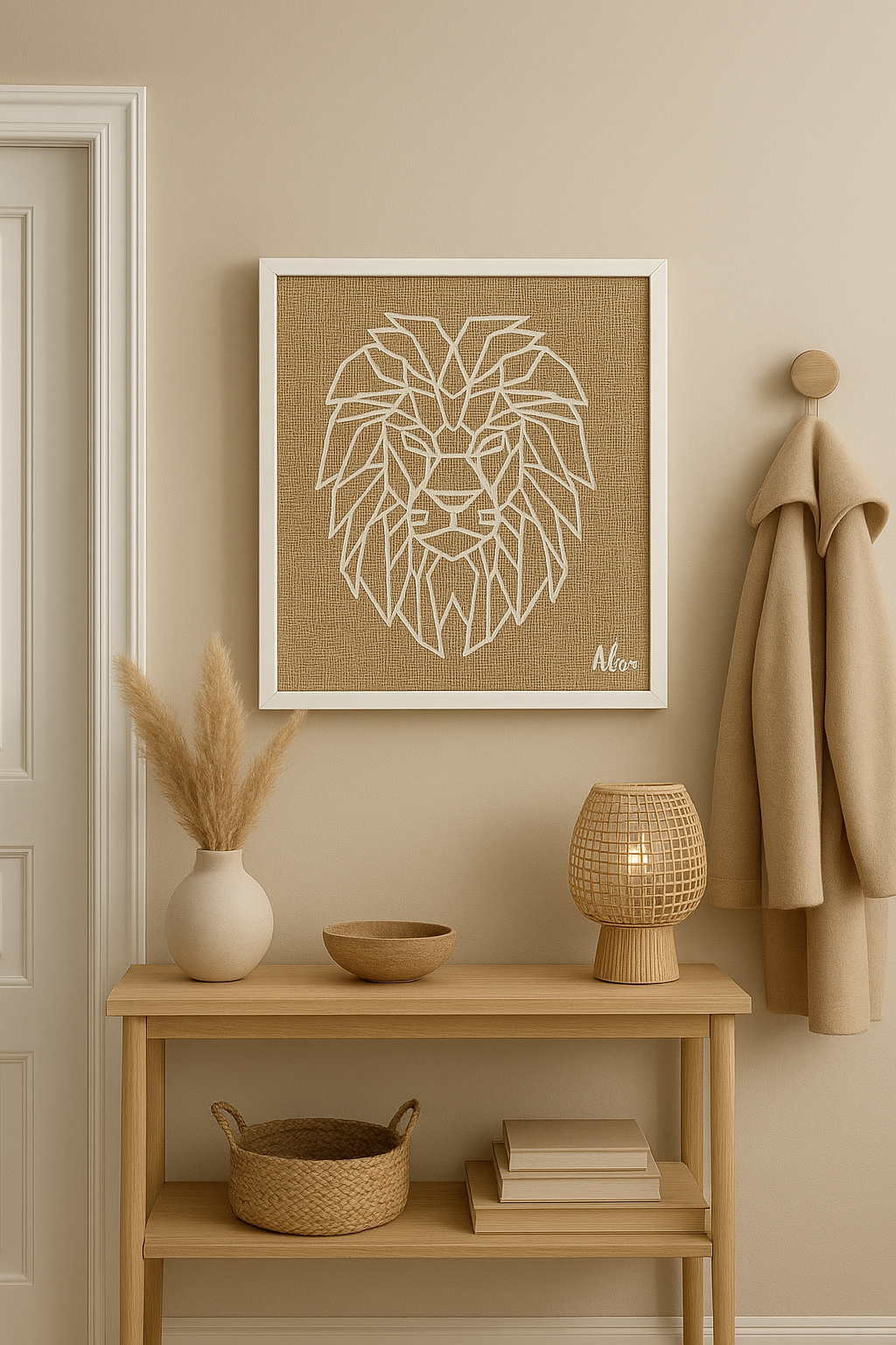 Tableau lion