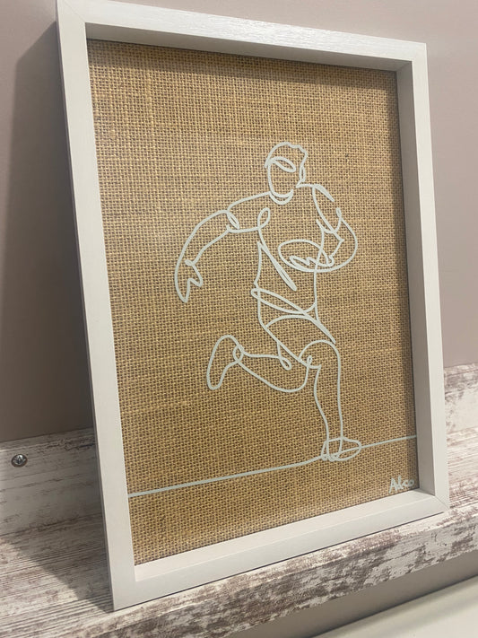 Tableau Rugbyman