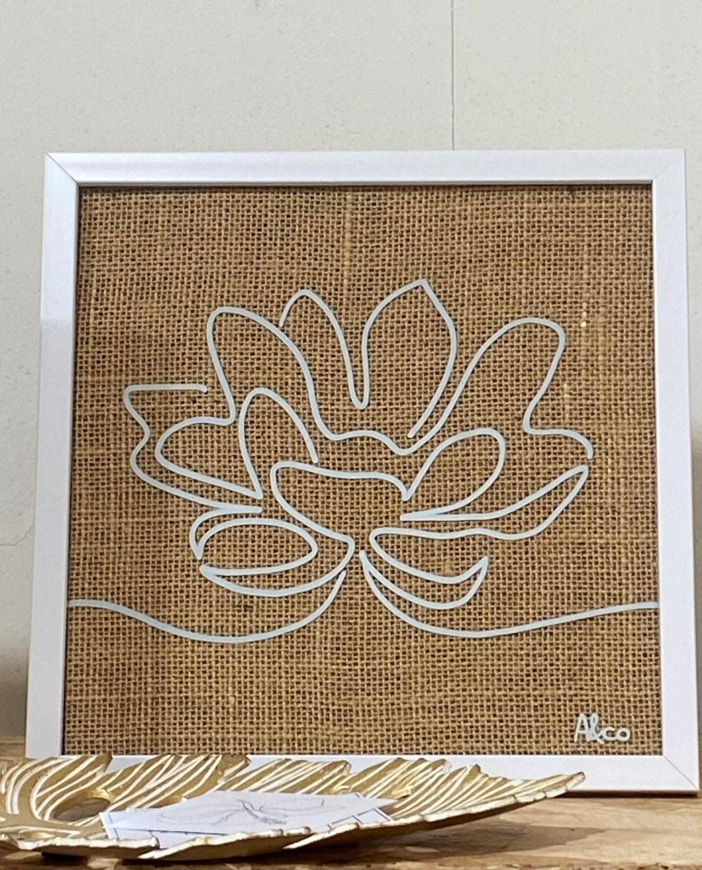 Tableau nature lotus