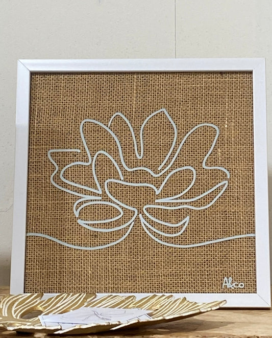 Tableau nature lotus