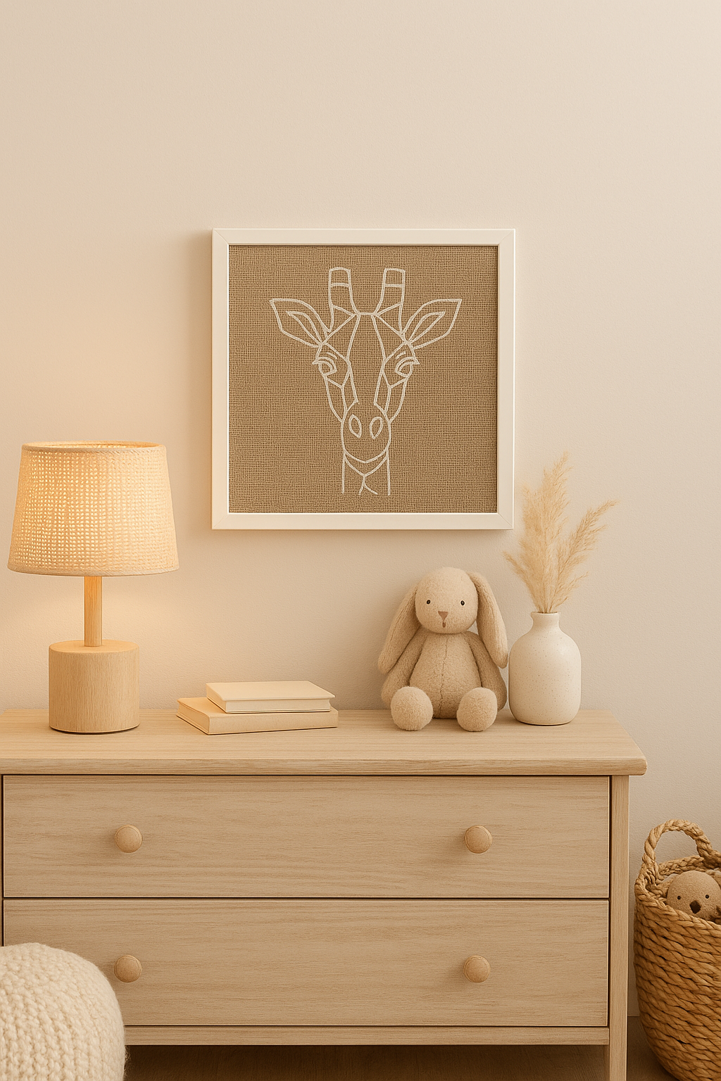 Tableau girafe