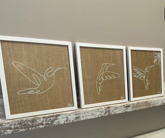 Triptyque colibri
