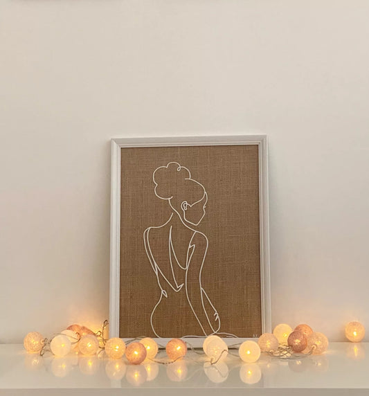 Tableau femme afro